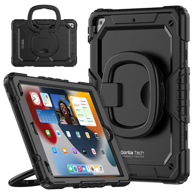 iPad Air 3 10.5 (2019) 3rd Gen Gorilla Tech Armour Builder Survivor Protective Stand Case Black